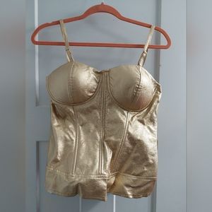 Gold corset (Halloween!)